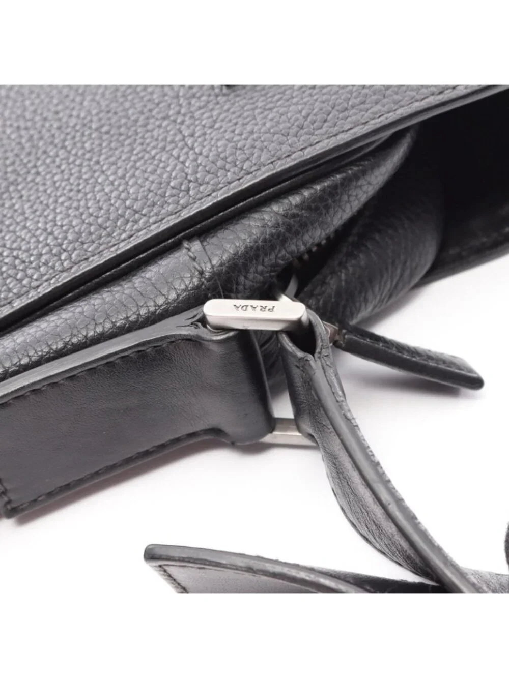Prada Shoulder Bag Toro Nero Leather